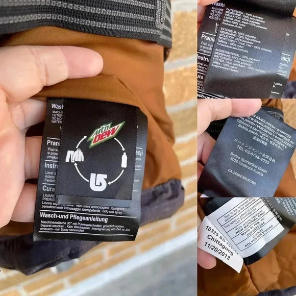 Burton X Mountain Dew Covert 1 Mens Jacket Small - Picture 14 of 17